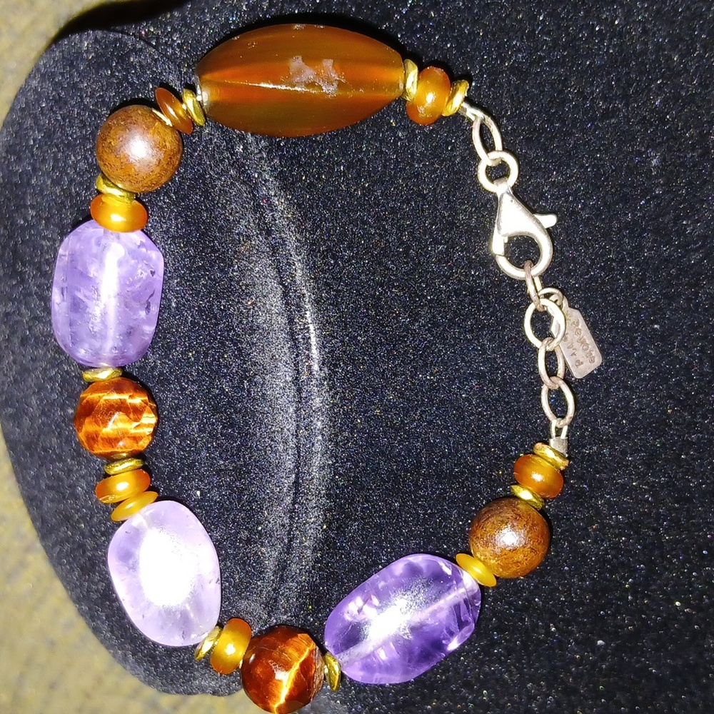 Peyote beaded bracelet